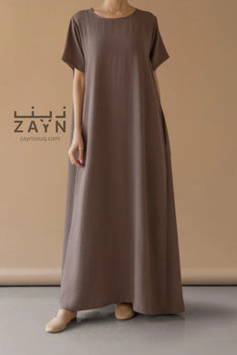 shop abaya slip dress under dress half sleeve 