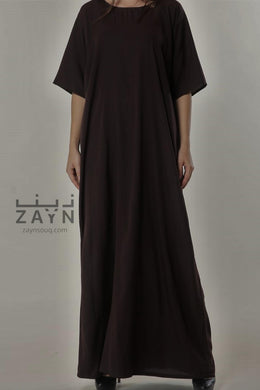 shop abaya inner slip dress under dress half sleeve