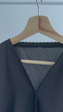 Load and play video in Gallery viewer, Bisht style Abaya in Black
