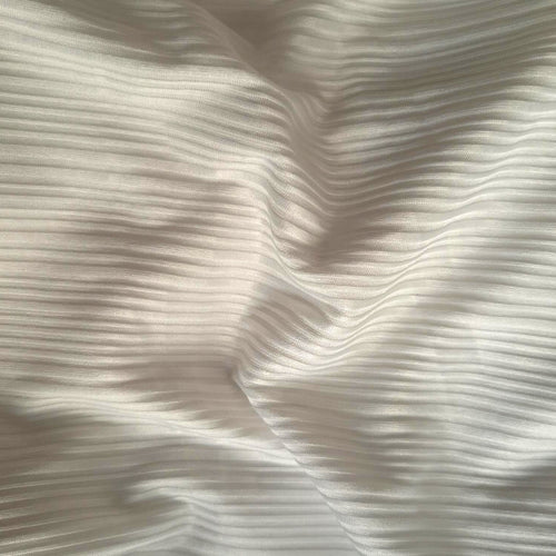 White textured jersey hijab