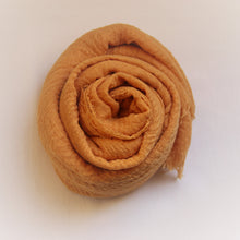 Load image into Gallery viewer, Cotton Crinkle Hijab - Pumkin Yellow

